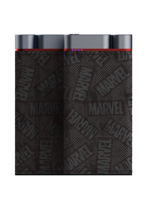 10000mAh بنك الطاقة المعدنية القشرة الجلد النهاية 2pcs USB-A 1pc نوع-C الموانئ
