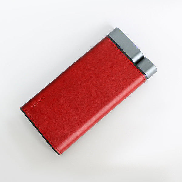 10000mAh بنك الطاقة المعدنية القشرة الجلد النهاية 2pcs USB-A 1pc نوع-C الموانئ