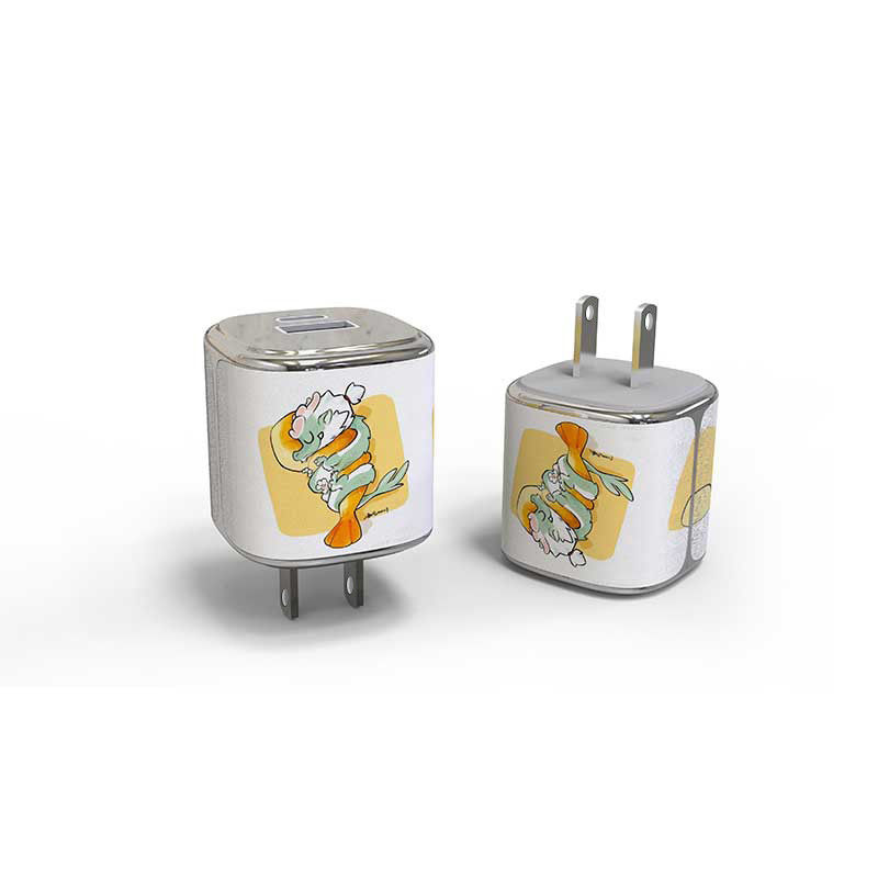 شاحن حائط USB من النوع C بـ 35 واط صغير 2 منفذ شاحن سريع Nano GaN